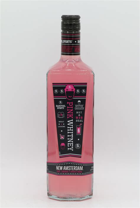 New Amsterdam Pink Whitney 750ml Wachusett Wine And Spirits