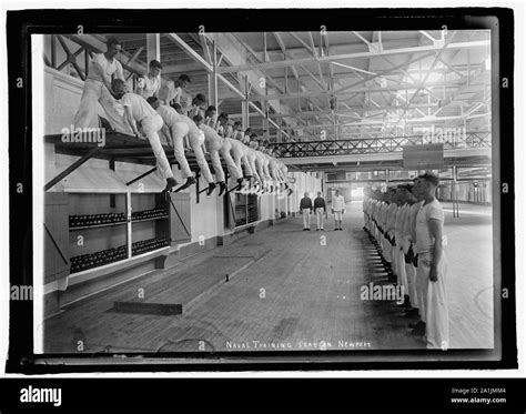 Naval Training Station Newport Ri Stock Photo Alamy