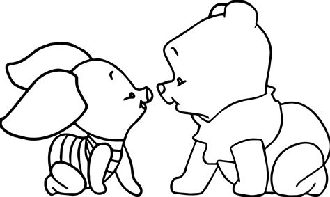 Winnie pooh with easter basket. Piglet Drawing at GetDrawings | Free download