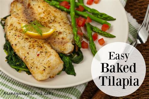 Easy Baked Tilapia 20 Minute Meal Moneywise Moms