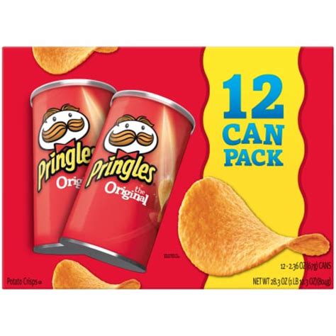 Pringles Potato Crisps Chips Original Multi Pack 12 Pk 236 Oz