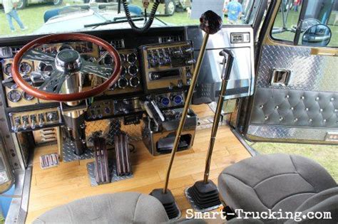 Kenworth Custom Interior With Twin Sticks Custom Semi Trucks Bad