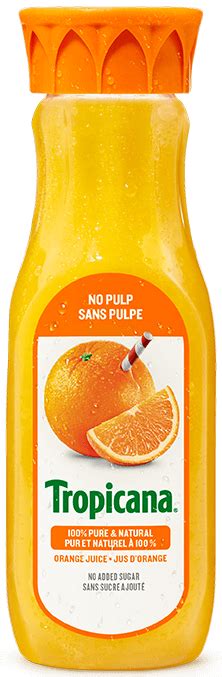 Jus Dorange Tropicana® Pur À 100 Sans Pulpe Tropicanaca