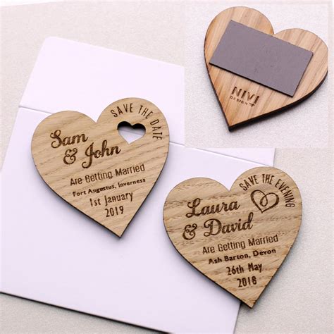 Diy Save The Dates Cricut Personalised Magnetic Save The Date Cards