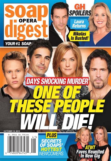 Soap Opera Digest October Magazine Get Your Digital Subscription