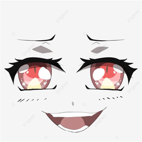 Mocking Anime Eyes Mocking Face Anime Eyes Png Transparent Clipart