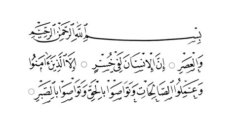 Translation And Tafsir Of Surah Al Asr Muslim Memo