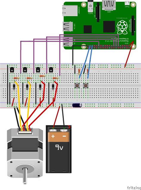 Stepper Motor Control With Raspberry Pi