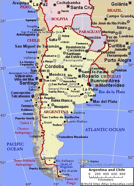 Best photos you will ever see. map of chile and argentina - Google Search | Political map ...