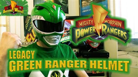 Legacy Green Ranger Helmet Unboxing And Review Mighty Morphin Power