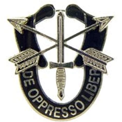 Us Army Special Forces De Oppresso Liber Pin Meachs Military
