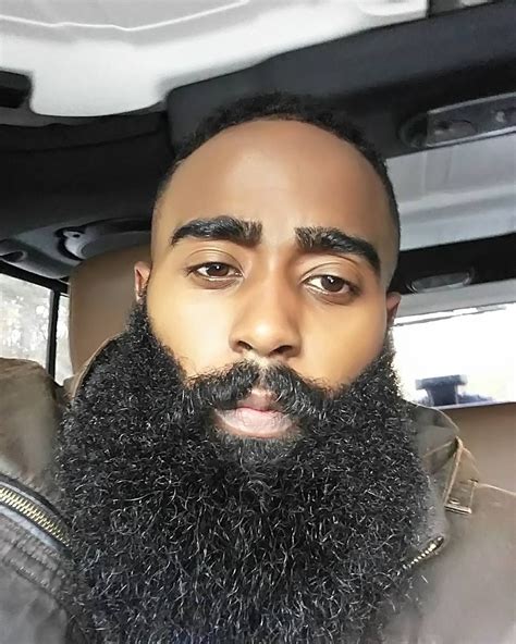 Big Beard Black Man