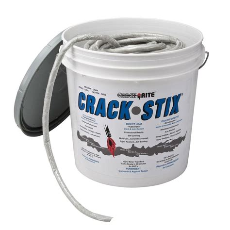 Crack Stix 16 Lb 125 Ft Medium Gray Permanent Concrete Joint And