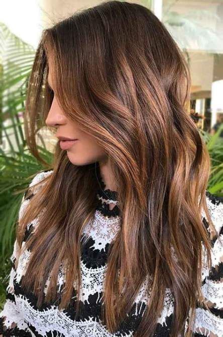 Medium Length Light Brown Hair With Caramel Highlights - Caramel Highlights On Dark Brown Hair Straight