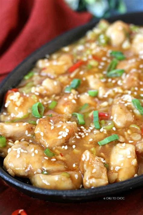 Chinese Chicken In Garlic Sauce Chili To Choc