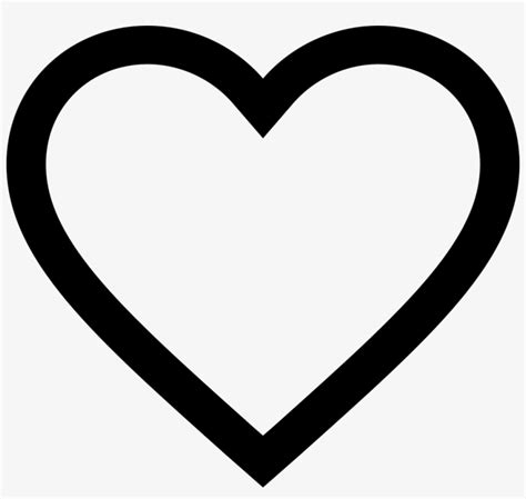 Heart Line Svg Png Icon Free Download Simple Heart Png Png Image