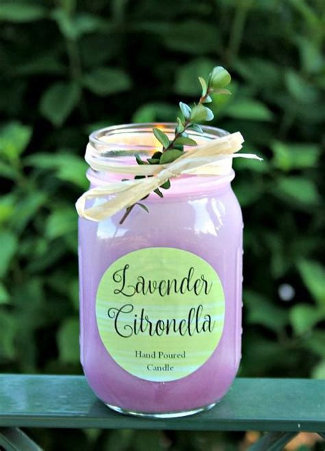 Diy Mason Jar Citronella Lavender Candle You Can Avoid Bugs And