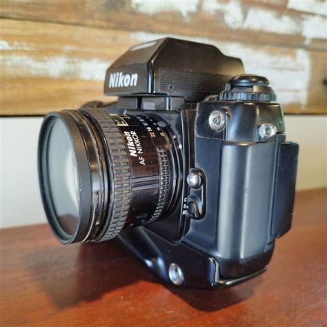 Nikon F4s F4 35mm Slr Film Camera W Mb 21 Battery Grip Nikkor 20mm