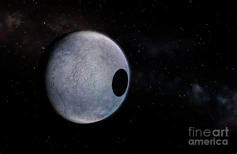 Artwork Of Dwarf Planet Eris Photograph By Mark Garlickscience Photo
