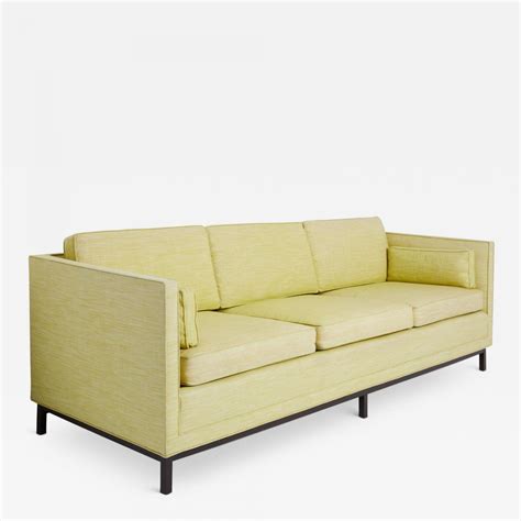 Paul mccobb moved from boston to new york to pursue his dream of becoming a designer. Paul McCobb - Paul McCobb 1954 Long Sofa With Walnut Base