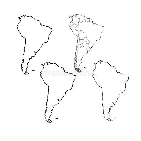 Map Of South America Map Concept South America Map Vector Stock Vector