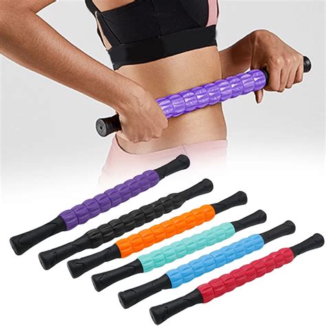 Physical Therapy Fitness Equipment Spiky Point Yoga Roller Handhold