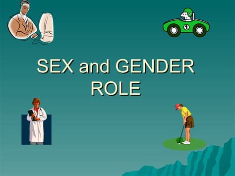 Gender Roles And Stereotypes Explained Ppt