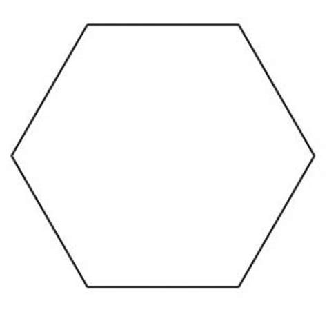 Hexagon Template 15 Inch
