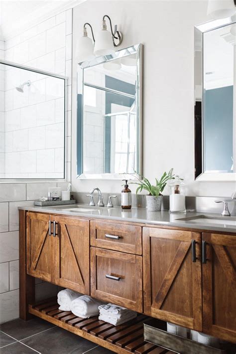 gorgeous farmhouse master bathroom decorating ideas 26 bathroom vanity designs rustic