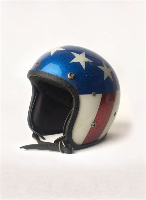 I hope you like it. vintage 1970s "captain america" helmet (With images ...