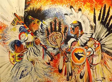 Check spelling or type a new query. Native American Art Fire Dancers 18x24 Acrylic Canvas ...