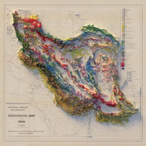 Geological Map Of Iran National Iranian Oil Company In