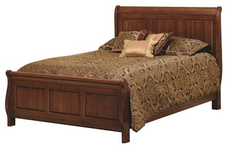 Amish Wilkshire Sleigh Bed From Dutchcrafters Amish Furniture