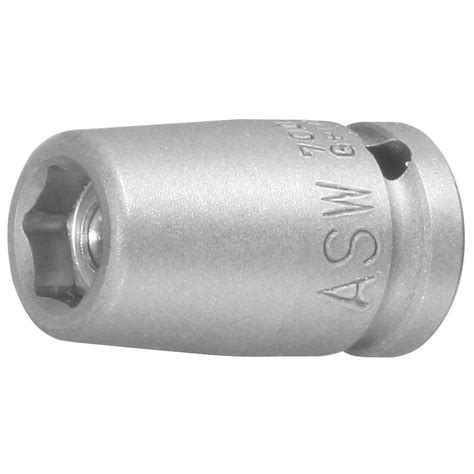 ASW Kraft Steckschlüssel Einsatz 1 4 10 mm Magnet Steckschlüssel