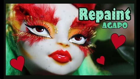 Monster High Repaint Agapo Valentines Day Special