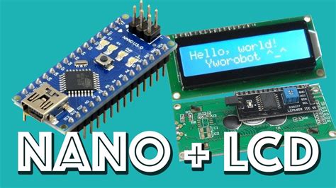 How To Connect An I2c Lcd Display To An Arduino Nano Youtube