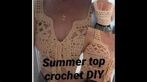 How To Crochet Easy Summer Top Full Tutorial Step By Step Youtube