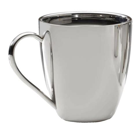 Double Wall Stainless Steel Ounce Coffee Mug With Handle Walmart Com
