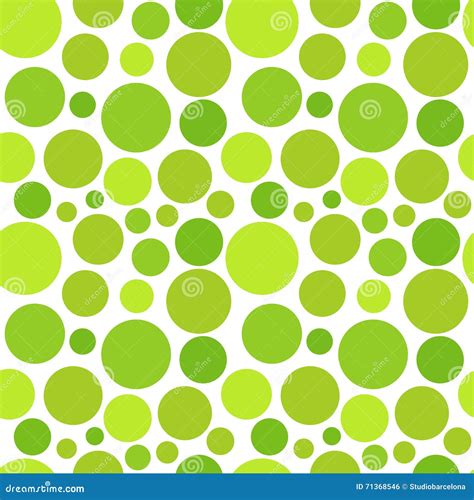 Green Dot Pattern Stock Vector Illustration Of Background 71368546
