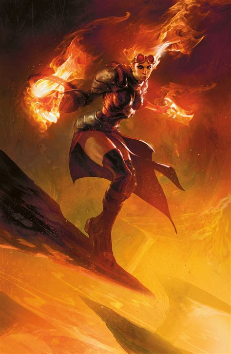 Chandra The Firebrand Gatherer Wizards Of The Coast By D