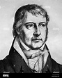 Georg Wilhelm Friedrich Hegel, 1770 - 1831, filósofo alemán, retrato ...