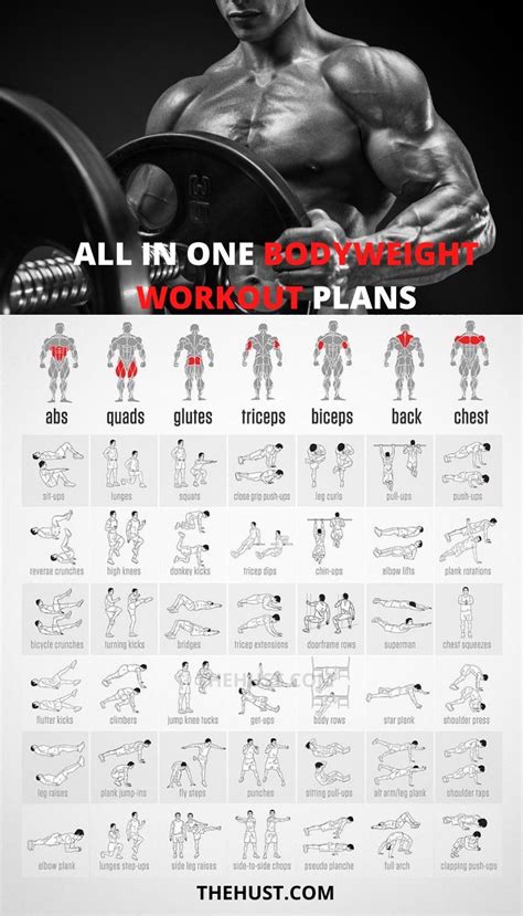 All Best Bodyweight Exercises You Can Do For Size Body Weight Workout