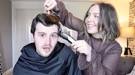 Girlfriend Cuts My Hair In Lockdown Youtube