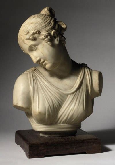 A Carved Marble Bust Of Venus After The Antique 19th Century