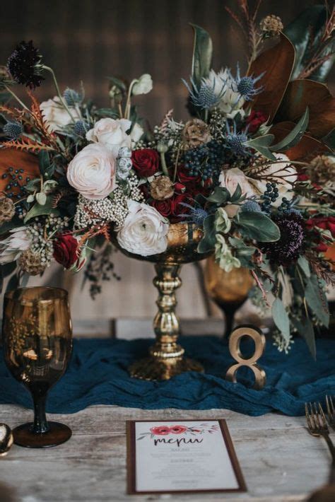 Get Your Moody Color Palette Inspiration From This Late Fall Wedding