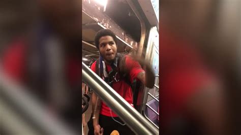 police arrest knife wielding man who told girl ‘your daddy will get killed on manhattan train