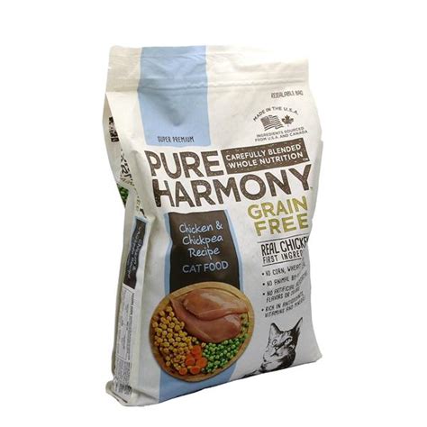 Shop pure harmony hairbath by innersense at cult beauty. Pure Harmony Grain Free Chicken & Chickpea Recipe Dry Cat ...