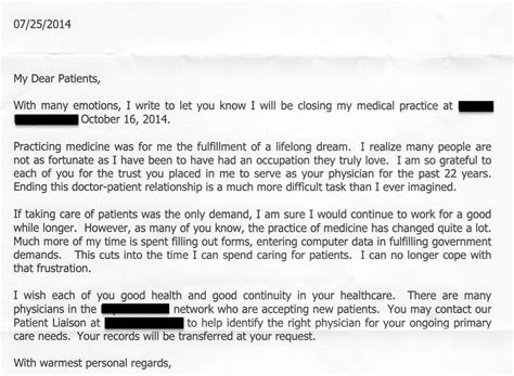 / 22+ transfer letter samples. A letter to patients and caregivers — Improving US ...