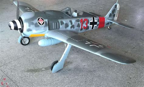 Fw 190 93 Scale Rc Plane From Top Rc Top Rc Model Usa Rc Scale