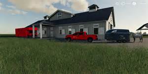 Fs19 American Farm House With Garage Mods